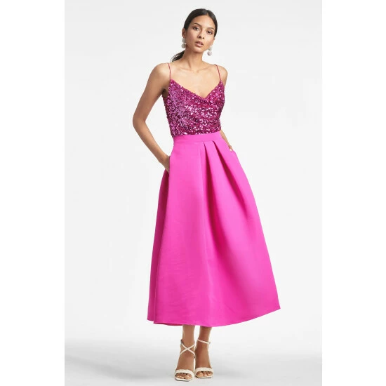 Sachin & Babi Leighton Skirt - Cerise Skirts 2 Sachin & Babi Leighton Skirt - Cerise Skirts - Image 2