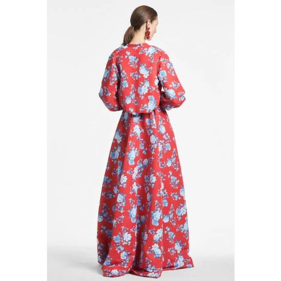 Sachin & Babi Deandra Jacket - Red & Blue Floral Coats, Jackets & Blazers Red And Blue Floral 2 Sachin & Babi Deandra Jacket - Red & Blue Floral Coats, Jackets & Blazers Red And Blue Floral - Image 2