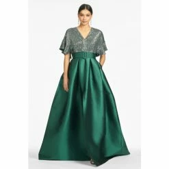 Sachin & Babi Shop 8 Sachin & Babi Simone Gown - Hunter Green Dresses