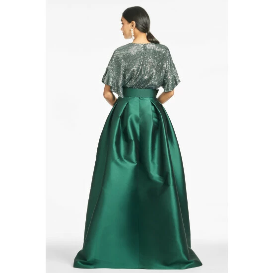 Sachin & Babi Simone Gown - Hunter Green Dresses 4 Sachin & Babi Simone Gown - Hunter Green Dresses - Image 4