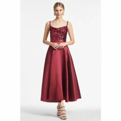 Sachin & Babi Emile Gown - Bordeaux Dresses