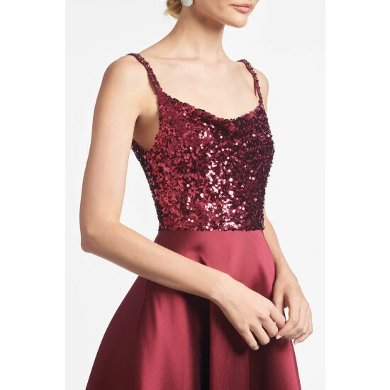 Sachin & Babi Emile Gown - Bordeaux Dresses 2 Sachin & Babi Emile Gown - Bordeaux Dresses - Image 2