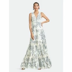 Sachin & Babi Rori Gown Dresses Grey/ivory Toile Print