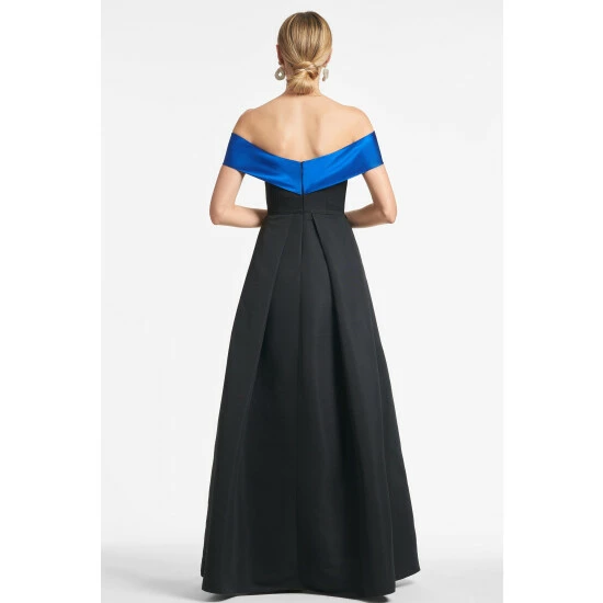 Sachin & Babi Kelli Gown - Blue/Black Dresses 3 Sachin & Babi Kelli Gown - Blue/Black Dresses - Image 3