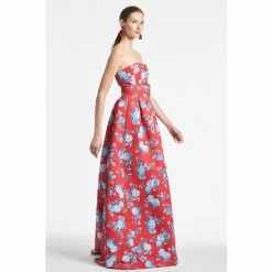 Sachin & Babi Brielle Gown - Red & Blue Floral Dresses Red & Blue Floral -Sachin & Babi Shop unnamed file 124