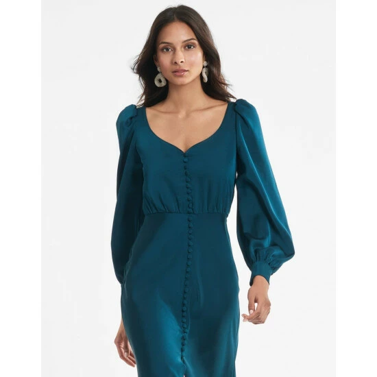 Sachin & Babi Amy Dress - Bottle Green Dresses 2 Sachin & Babi Amy Dress - Bottle Green Dresses - Image 2
