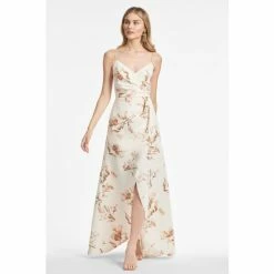 Sachin & Babi Abby Gown - Eggshell Venetia Petals Dresses