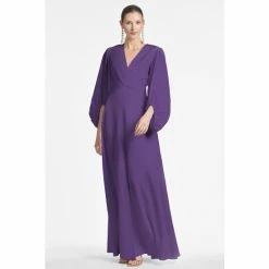 Sachin & Babi Jenny Gown - Purple Dresses
