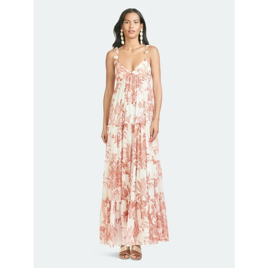 Sachin & Babi Sunny Dress Dresses Red/ivory Toile Print 2 Sachin & Babi Sunny Dress Dresses Red/ivory Toile Print - Image 2