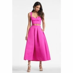 Sachin & Babi Leighton Skirt - Cerise Skirts 7 Sachin & Babi Leighton Skirt - Cerise Skirts -Sachin & Babi Shop unnamed file 2