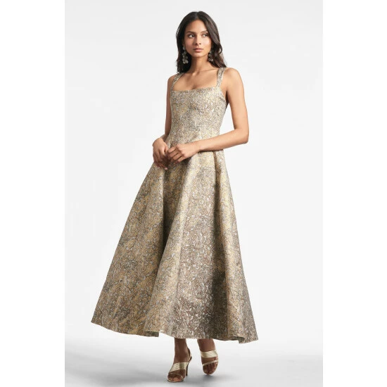 Sachin & Babi Audrey Gown Dresses Gilded Floral 1 Sachin & Babi Audrey Gown Dresses Gilded Floral