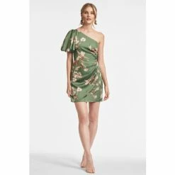 Sachin & Babi Amelia Dress - Olive Venetia Petals Dresses