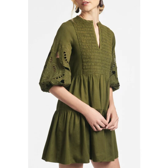 Sachin & Babi Kendall Dress Dresses Olive 3 Sachin & Babi Kendall Dress Dresses Olive - Image 3
