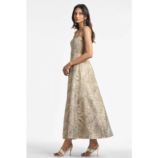Sachin & Babi Audrey Gown Dresses Gilded Floral 4 Sachin & Babi Audrey Gown Dresses Gilded Floral - Image 4