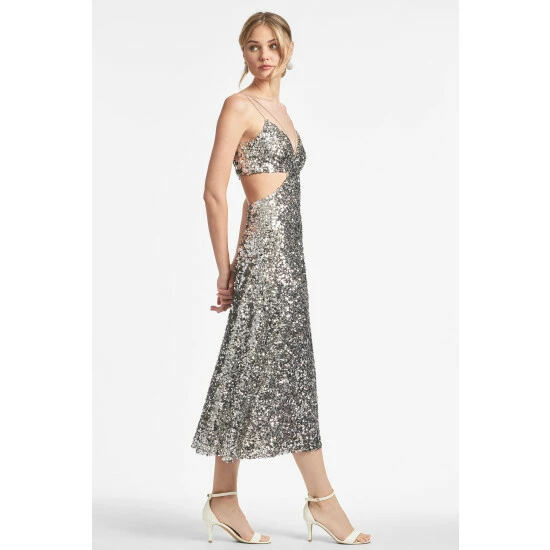 Sachin & Babi Roux Dress Dresses Silver 2 Sachin & Babi Roux Dress Dresses Silver - Image 2