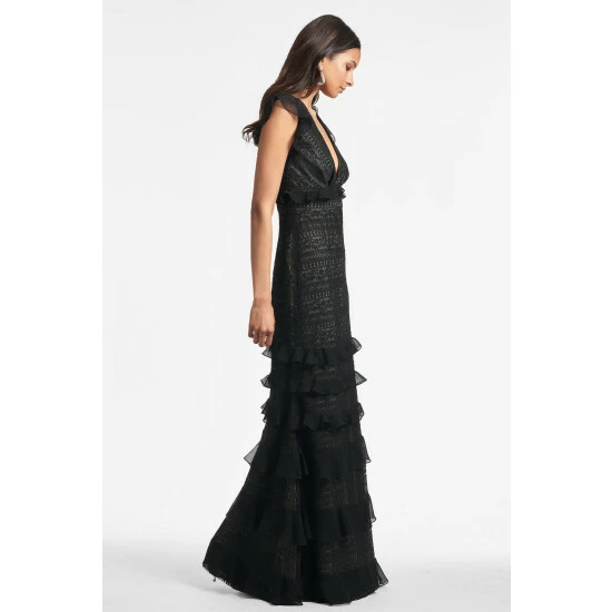 Sachin & Babi Serafina Gown Dresses Black 3 Sachin & Babi Serafina Gown Dresses Black - Image 3