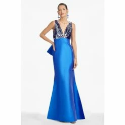 Sachin & Babi Topanga Gown - Blue Dresses