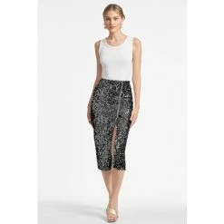 Sachin & Babi Talisa Skirt - Black Sequins Skirts