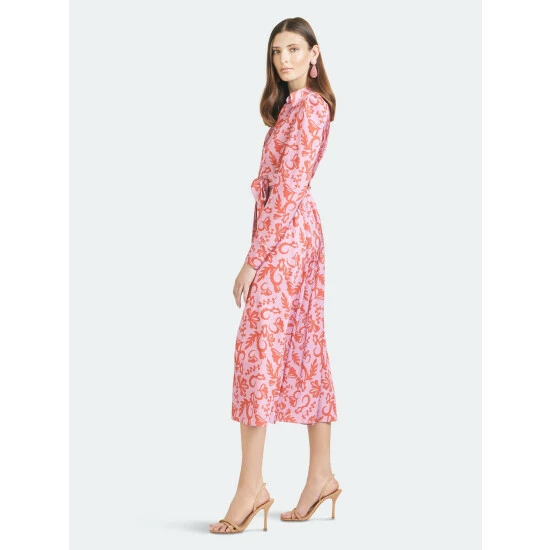 Sachin & Babi Lenora Dress Dresses Lilac Aztec Floral Painting 2 Sachin & Babi Lenora Dress Dresses Lilac Aztec Floral Painting - Image 2