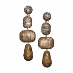 Sachin & Babi Josephine Crystal Earrings Clear Crystal