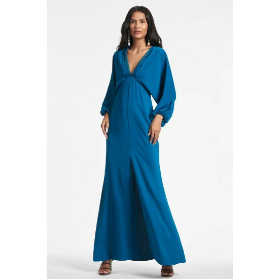 Sachin & Babi Gabby Gown - Teal Dresses 1 Sachin & Babi Gabby Gown - Teal Dresses
