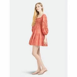 Sachin & Babi Lola Dress Dresses Striped Orange Shibori 5 Sachin & Babi Lola Dress Dresses Striped Orange Shibori -Sachin & Babi Shop unnamed file 455