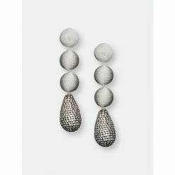 Sachin & Babi Maeve Earrings Ivory / Clear Crystal