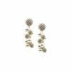 Sachin & Babi Coconut Earrings - Clear Crystal/Pearl