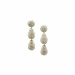 Sachin & Babi Arielle Earrings - Ivory Beads