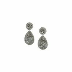 Sachin & Babi Pia Earrings Clear Crystal