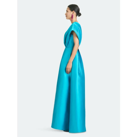 Sachin & Babi Clarissa Gown Dresses Aqua 2 Sachin & Babi Clarissa Gown Dresses Aqua - Image 2