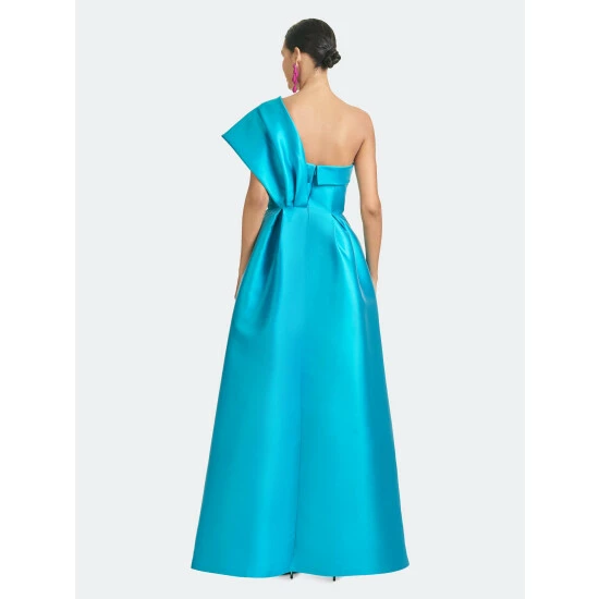 Sachin & Babi Clarissa Gown Dresses Aqua 3 Sachin & Babi Clarissa Gown Dresses Aqua - Image 3