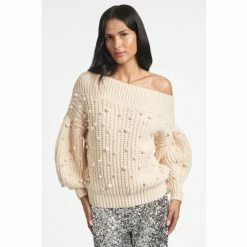 Sachin & Babi Kit Knit Sweater Sweatshirts & Sweaters Ivory