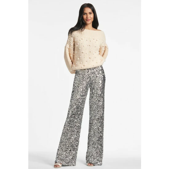 Sachin & Babi Kit Knit Sweater Sweatshirts & Sweaters Ivory 2 Sachin & Babi Kit Knit Sweater Sweatshirts & Sweaters Ivory - Image 2