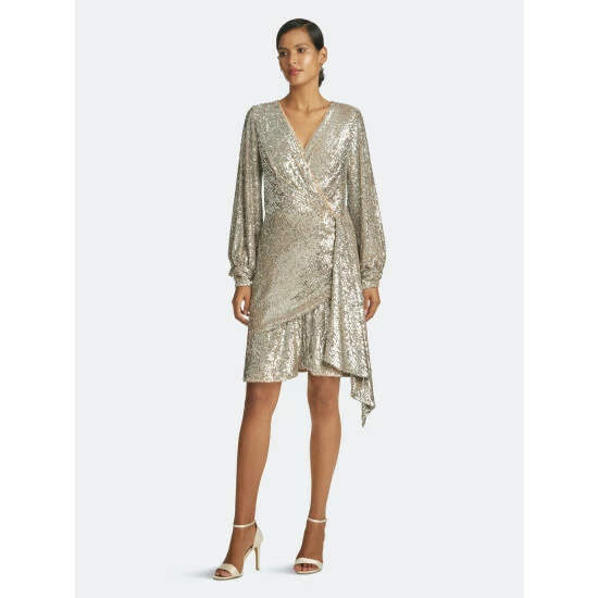 Sachin & Babi Delaney Dress Dresses Silver 1 Sachin & Babi Delaney Dress Dresses Silver