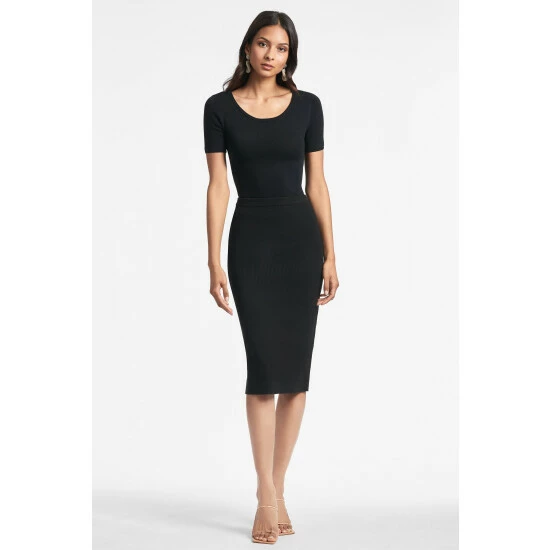 Sachin & Babi Louisa Knit Skirt Skirts Black 1 Sachin & Babi Louisa Knit Skirt Skirts Black