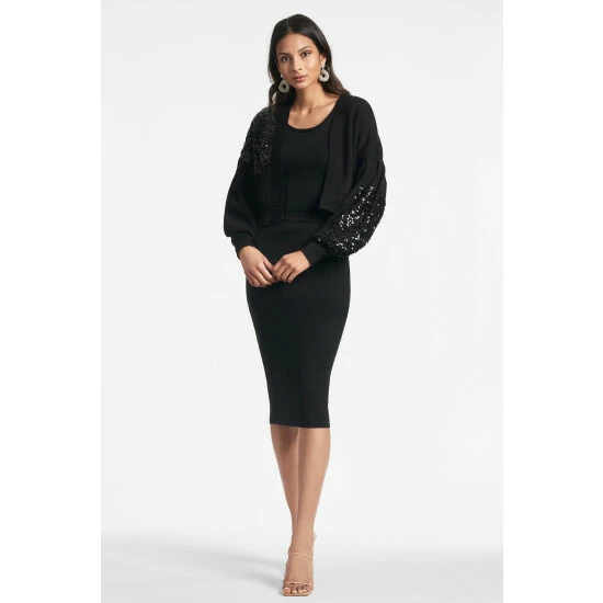 Sachin & Babi Louisa Knit Skirt Skirts Black 2 Sachin & Babi Louisa Knit Skirt Skirts Black - Image 2