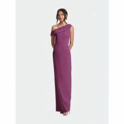 Sachin & Babi Davis Gown - Aubergine Dresses