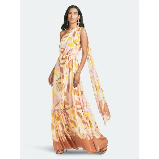 Sachin & Babi Tori Dress Dresses Pink/yellow Floral 2 Sachin & Babi Tori Dress Dresses Pink/yellow Floral - Image 2