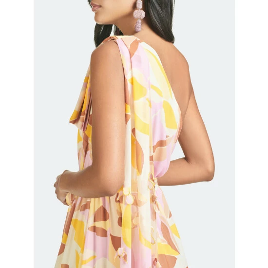 Sachin & Babi Tori Dress Dresses Pink/yellow Floral 4 Sachin & Babi Tori Dress Dresses Pink/yellow Floral - Image 4