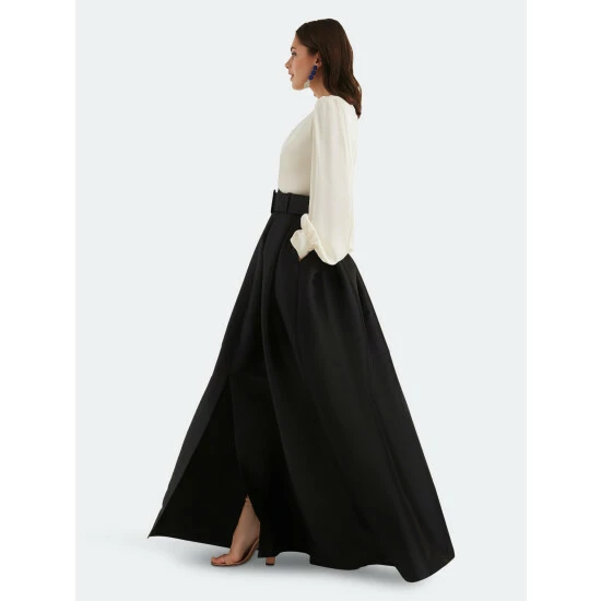 Sachin & Babi Zoe Gown - Ivory And Black Dresses 2 Sachin & Babi Zoe Gown - Ivory And Black Dresses - Image 2