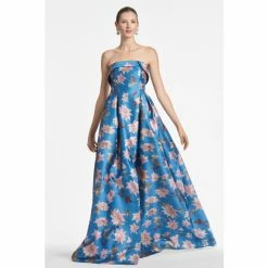 Sachin & Babi Brielle Gown - Slate Dalia Multi Dresses