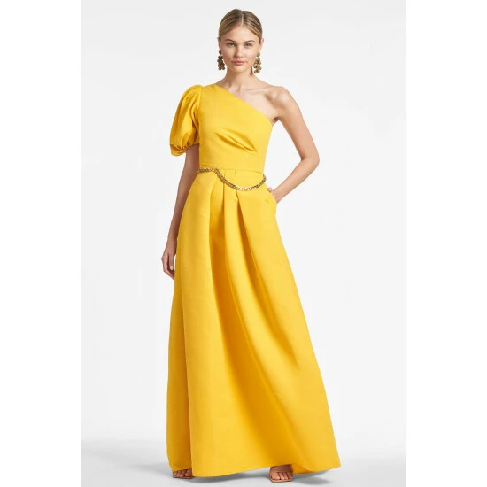 Sachin & Babi Soleil Gown - Yellow Dresses 1 Sachin & Babi Soleil Gown - Yellow Dresses