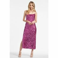 Sachin & Babi Sequin Sanza Dress - Hot Pink Dresses