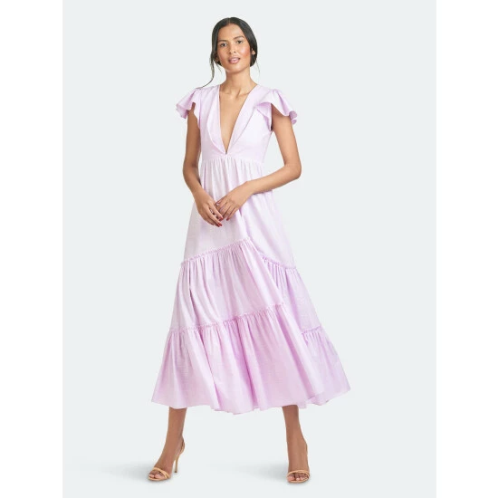 Sachin & Babi Paloma Dress Dresses Lilac 4 Sachin & Babi Paloma Dress Dresses Lilac - Image 4
