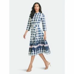 Sachin & Babi Mari Dress Dresses Indigo Check With Shibori 6 Sachin & Babi Mari Dress Dresses Indigo Check With Shibori -Sachin & Babi Shop unnamed file 638