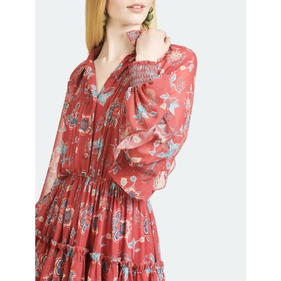 Sachin & Babi Mackenzie Dress Dresses Eastern Gouache Botanical 3 Sachin & Babi Mackenzie Dress Dresses Eastern Gouache Botanical - Image 3