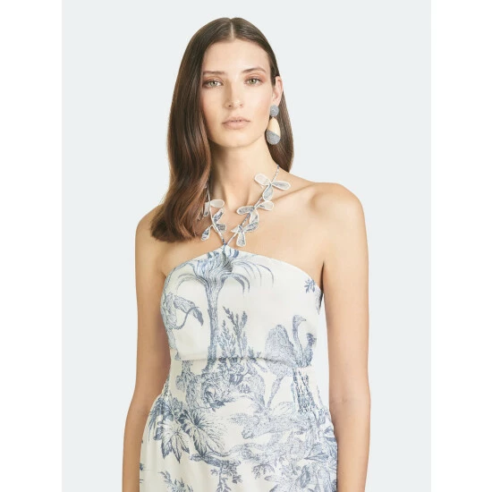 Sachin & Babi Tessa Dress Dresses Grey/ivory Toile Print 2 Sachin & Babi Tessa Dress Dresses Grey/ivory Toile Print - Image 2