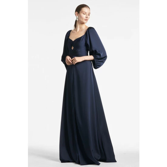 Sachin & Babi Angelina Gown - Navy Dresses 2 Sachin & Babi Angelina Gown - Navy Dresses - Image 2