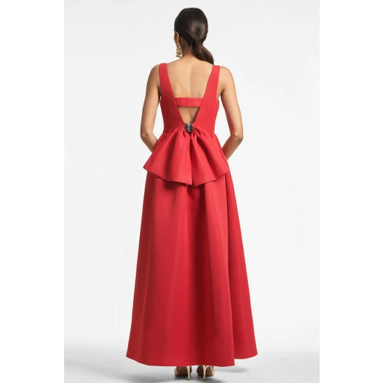 Sachin & Babi Katrina Gown - Cherry Red Dresses 3 Sachin & Babi Katrina Gown - Cherry Red Dresses - Image 3